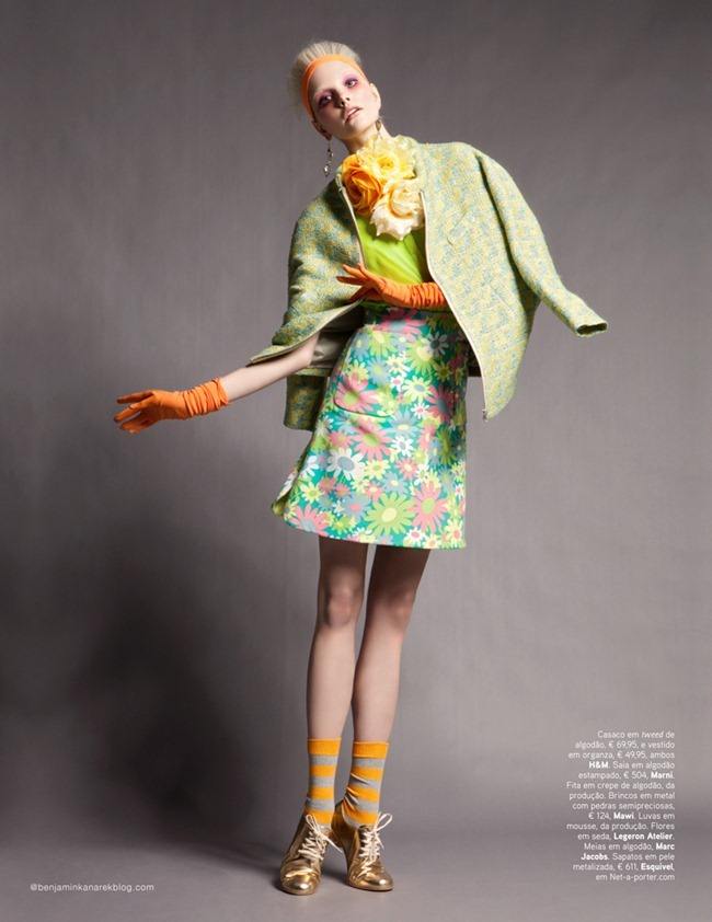 VOGUE PORTUGAL: DANI SEITZ IN "CANDY COLOUR" BY PHOTOGRAPHER BENJAMIN KANAREK
