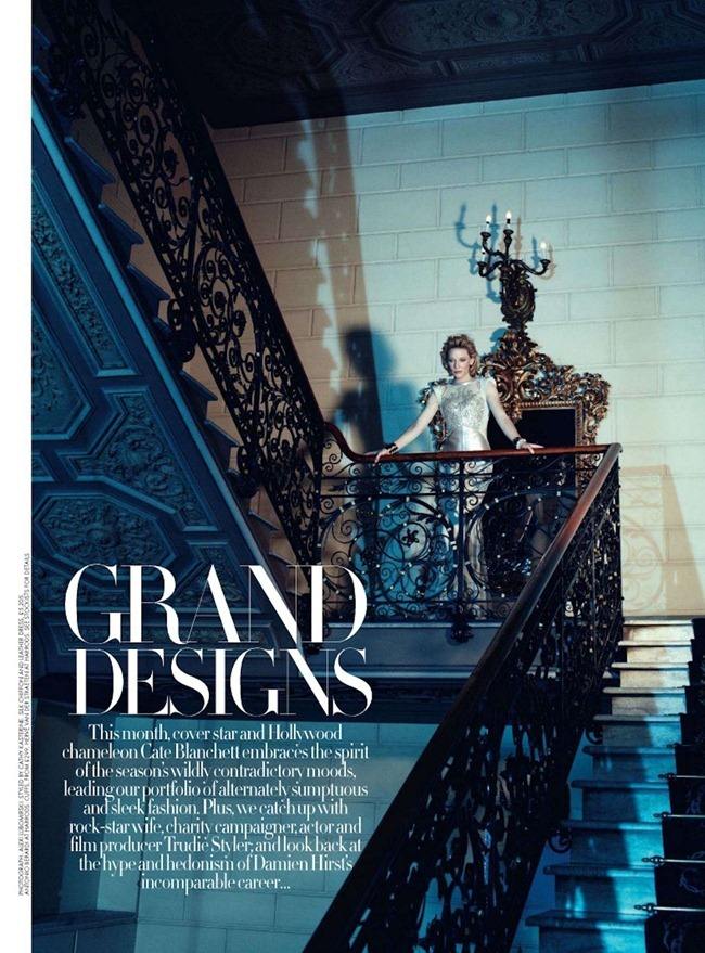 HARPER'S BAZAAR UK: CATE BLANCHETT IN "CATE" BY PHOTOGRAPHER ALEXI LUBOMIRSKI