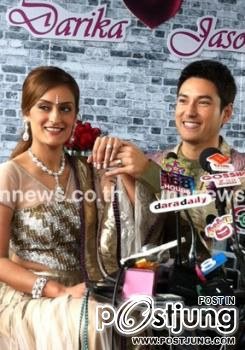 ภาพงานหมั้น งานแต่งงาน เจสัน ยัง กับ ดาริกา จาโกต้า