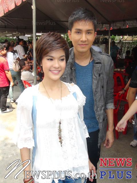 [ Pics ] เปา เปาวลี, กัปตัน ภูธเนศ บวงสรวงละครใหม่ "สายฟ้ากับสมหวัง"