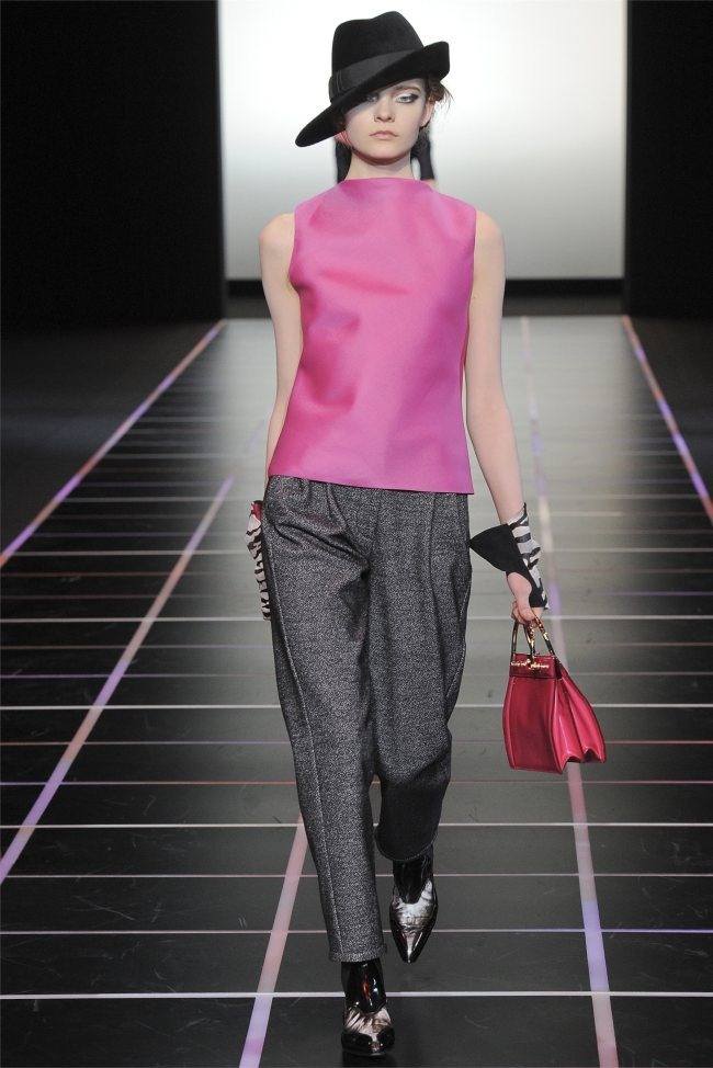 MILAN FASHION WEEK: GIORGIO ARMANI FALL 2012