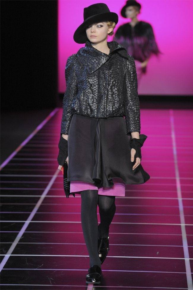 MILAN FASHION WEEK: GIORGIO ARMANI FALL 2012