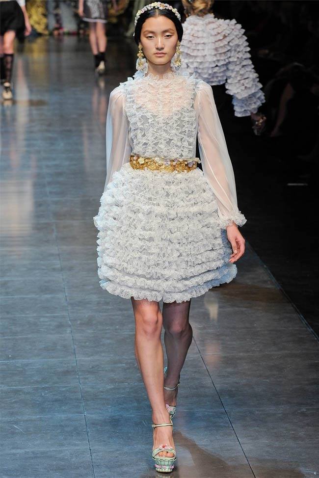 MILAN FASHION WEEK: DOLCE & GABBANA FALL 2012