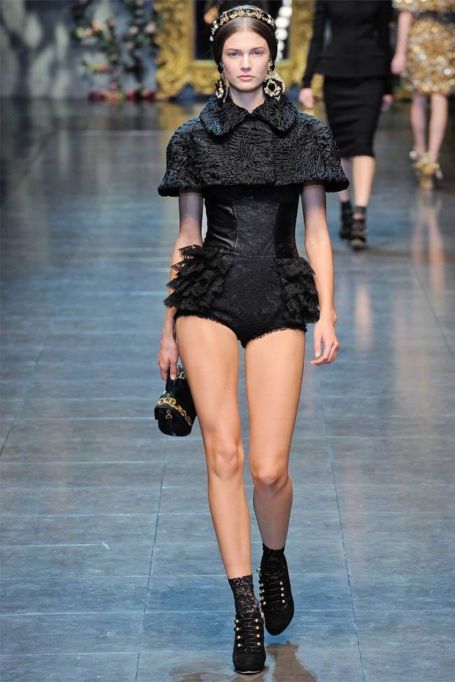 MILAN FASHION WEEK: DOLCE & GABBANA FALL 2012