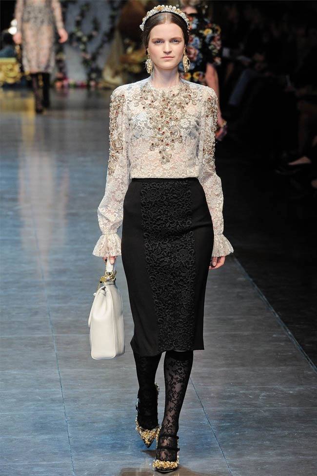 MILAN FASHION WEEK: DOLCE & GABBANA FALL 2012