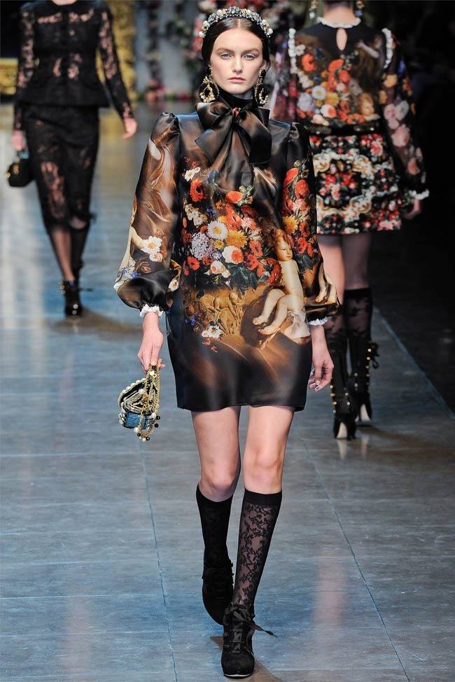 MILAN FASHION WEEK: DOLCE & GABBANA FALL 2012