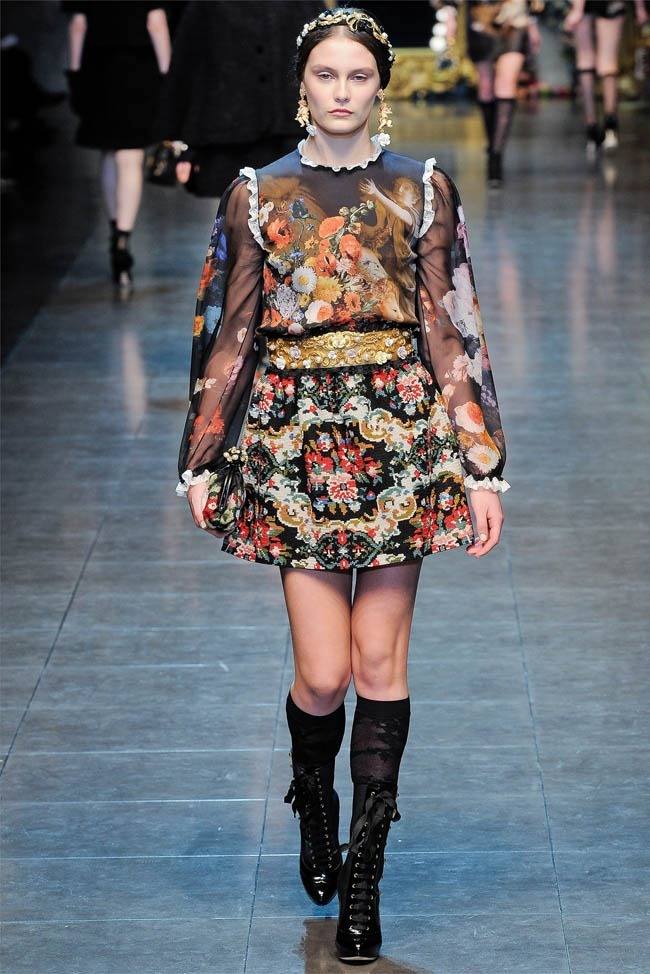 MILAN FASHION WEEK: DOLCE & GABBANA FALL 2012