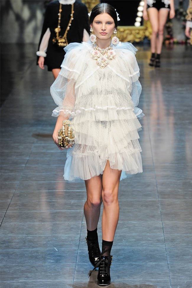 MILAN FASHION WEEK: DOLCE & GABBANA FALL 2012