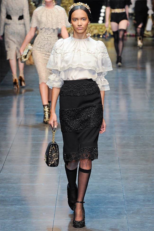 MILAN FASHION WEEK: DOLCE & GABBANA FALL 2012