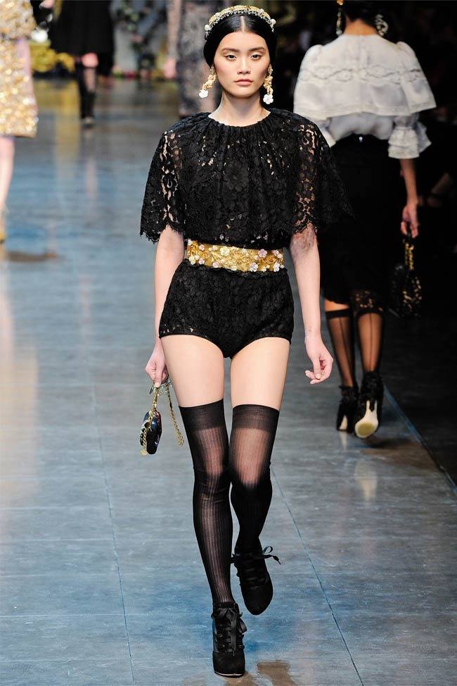 MILAN FASHION WEEK: DOLCE & GABBANA FALL 2012