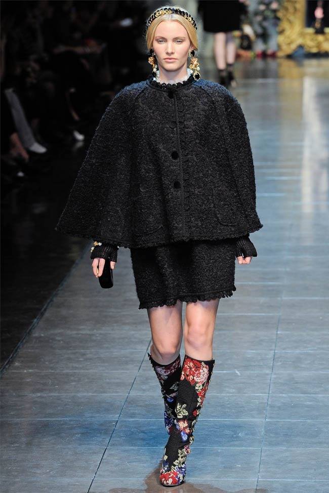 MILAN FASHION WEEK: DOLCE & GABBANA FALL 2012