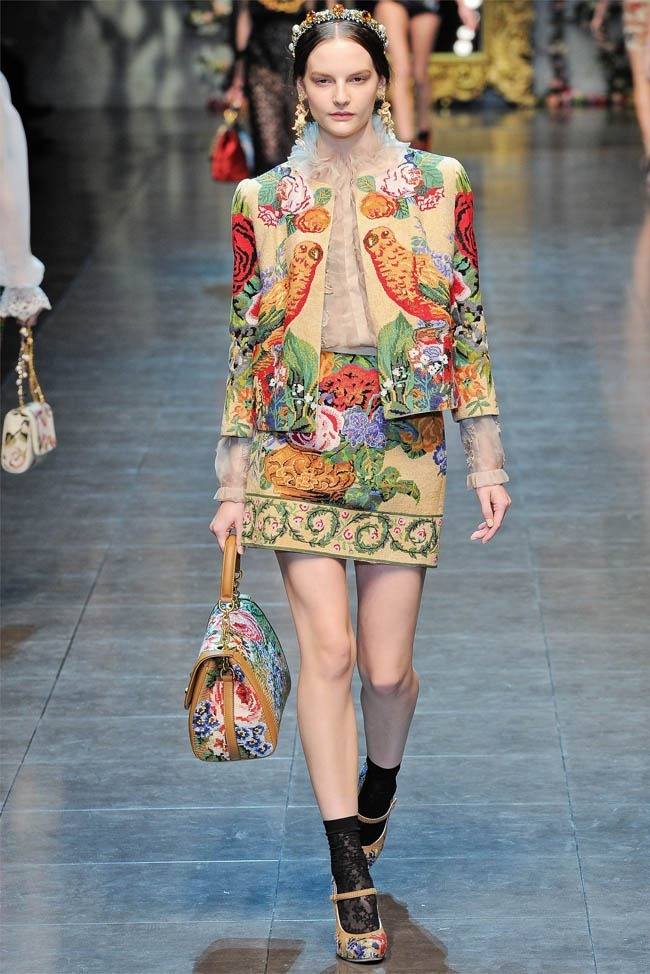 MILAN FASHION WEEK: DOLCE & GABBANA FALL 2012