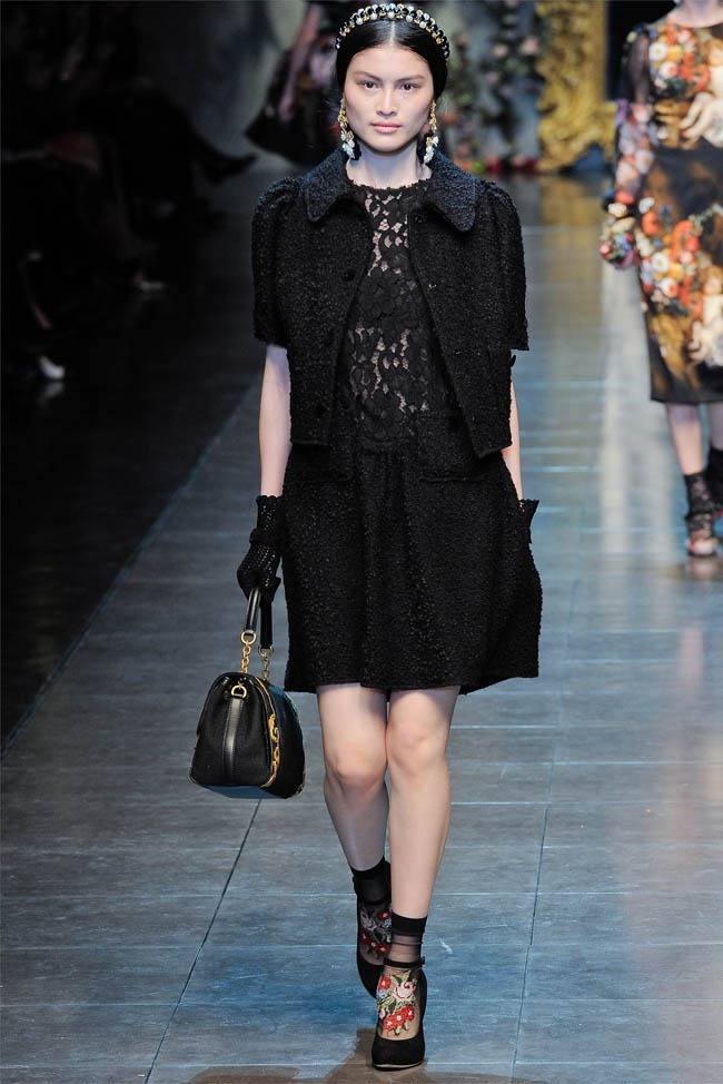 MILAN FASHION WEEK: DOLCE & GABBANA FALL 2012