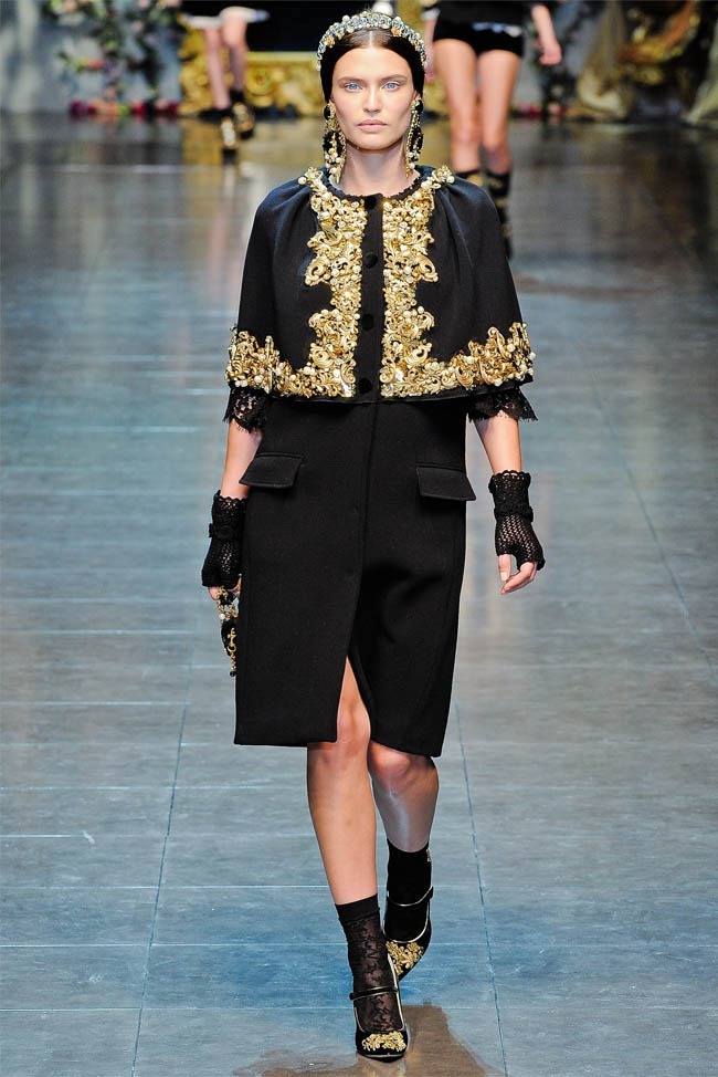 MILAN FASHION WEEK: DOLCE & GABBANA FALL 2012