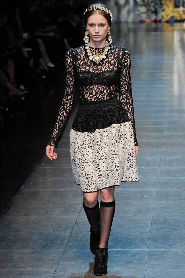 MILAN FASHION WEEK: DOLCE & GABBANA FALL 2012