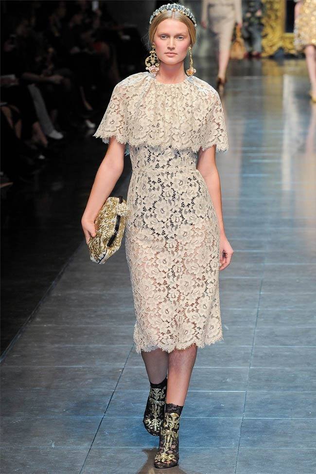 MILAN FASHION WEEK: DOLCE & GABBANA FALL 2012