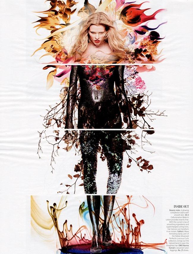 เท่มาก W MAGAZINE: LARA STONE IN "THE EVERCHANGING FACE OF BEAUTY" BY PHOTOGRAPHER SOLVE SUNDSBO