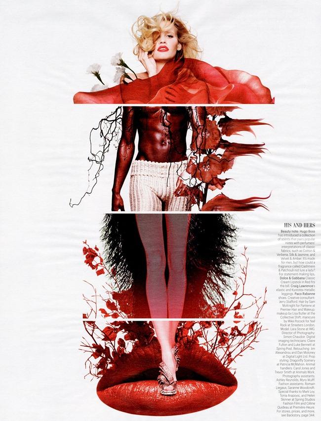 เท่มาก W MAGAZINE: LARA STONE IN "THE EVERCHANGING FACE OF BEAUTY" BY PHOTOGRAPHER SOLVE SUNDSBO
