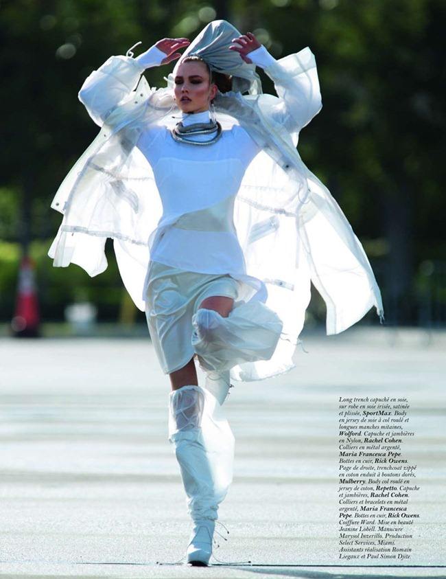 VOGUE PARIS: KARLIE KLOSS BY PHOTOGRAPHER HANS FEURER