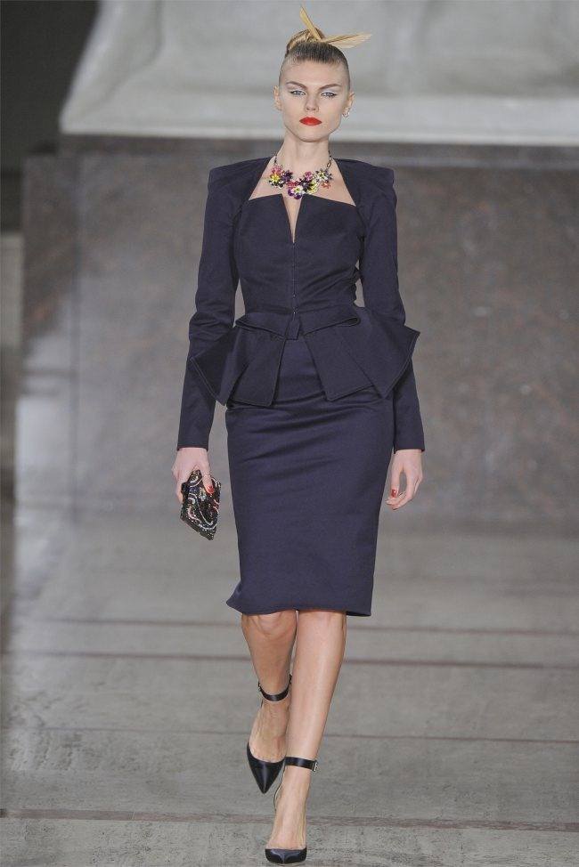 NEW YORK FASHION WEEK: ZAC POSEN FALL 2012