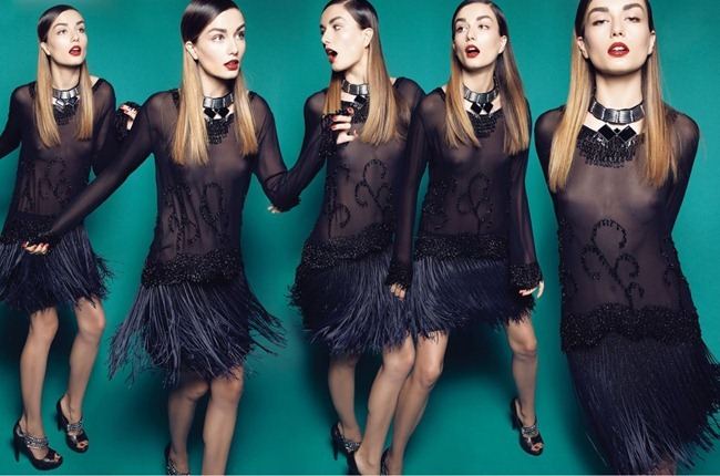 VOGUE BRAZIL: ANDREEA DIACONU IN "A ERA DO JAZZ" BY PHOTOGRAPHER HENRIQUE GENDRE