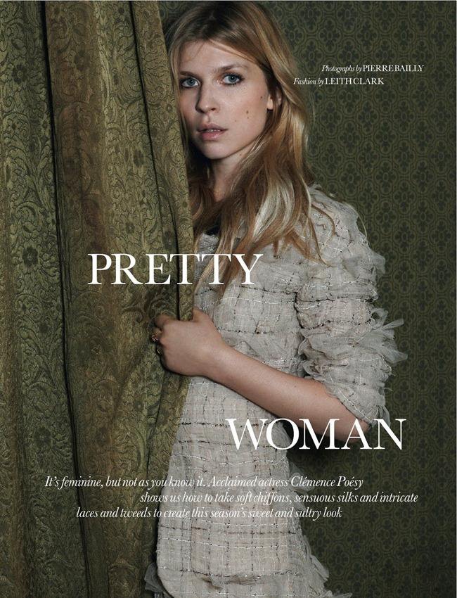 ELLE UK: CL&Eacute;MENCE PO&Eacute;SY BY PHOTOGRAPHER PIERRE BAILLY