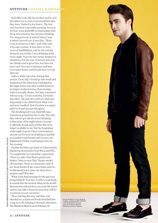 ATTITUDE UK: DANIEL RADCLIFFE BY PHOTOGRAPHER GREG VAUGHAN