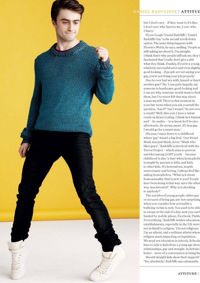 ATTITUDE UK: DANIEL RADCLIFFE BY PHOTOGRAPHER GREG VAUGHAN