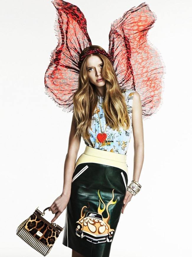 ELLE GREECE: NATALIA ZAKHAROVA BY PHOTOGRAPHER DIMITRIS SKOULOS