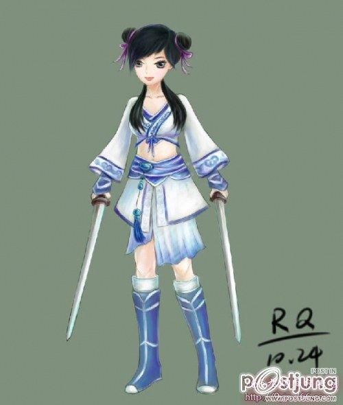 เหล่าจอมยุทธ์แนวการ์ตูน น่ารักๆ จากเกมส์ออนไลน์ 9yin