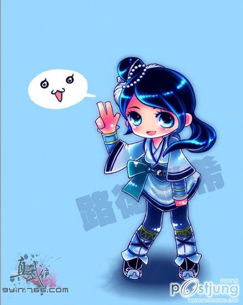 เหล่าจอมยุทธ์แนวการ์ตูน น่ารักๆ จากเกมส์ออนไลน์ 9yin