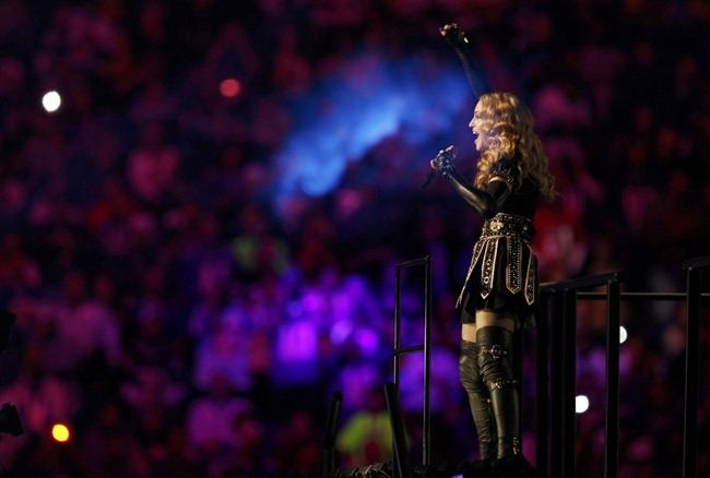 PERFORMANCE: MADONNA AT THE BRIDGESTONE SUPER BOWL XLVI HALFTIME SHOW, FEAT. NICKI MINAJ, L.M.F.A.O.