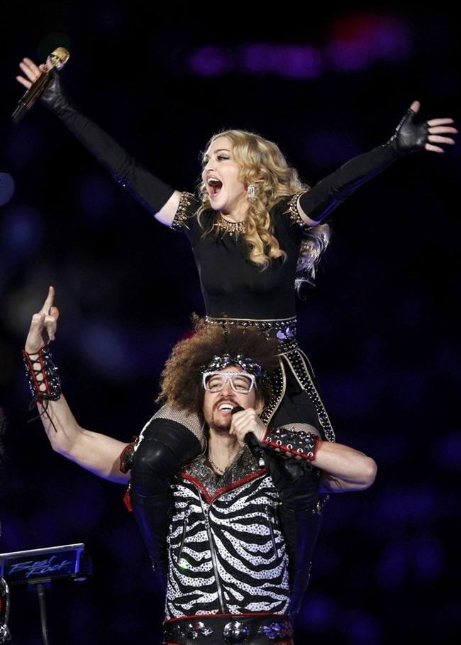 PERFORMANCE: MADONNA AT THE BRIDGESTONE SUPER BOWL XLVI HALFTIME SHOW, FEAT. NICKI MINAJ, L.M.F.A.O.