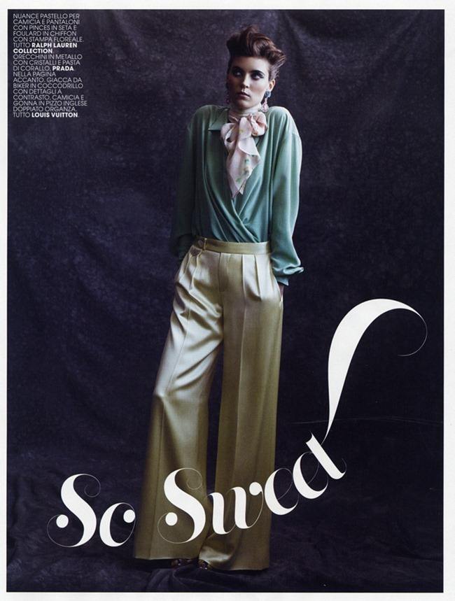 MARIE CLAIRE ITALIA: ALISON NIX BY PHOTOGRAPHER THIERRY LE GOU&Egrave;S