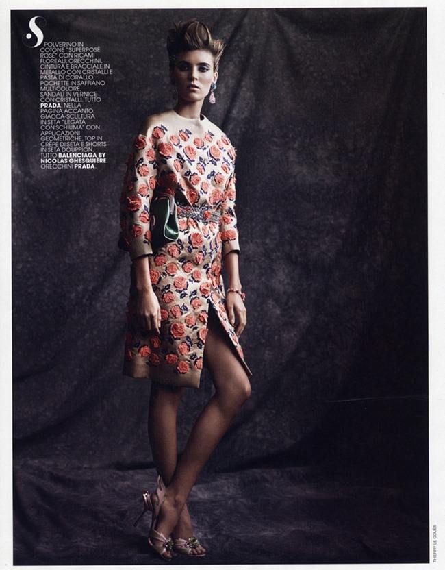 MARIE CLAIRE ITALIA: ALISON NIX BY PHOTOGRAPHER THIERRY LE GOU&Egrave;S