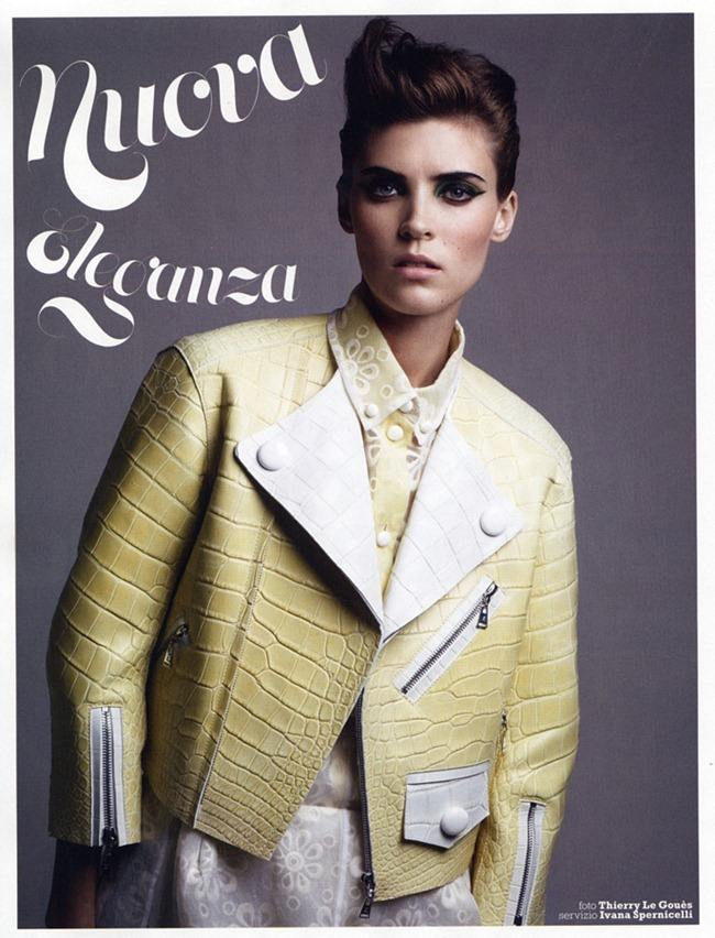 MARIE CLAIRE ITALIA: ALISON NIX BY PHOTOGRAPHER THIERRY LE GOU&Egrave;S