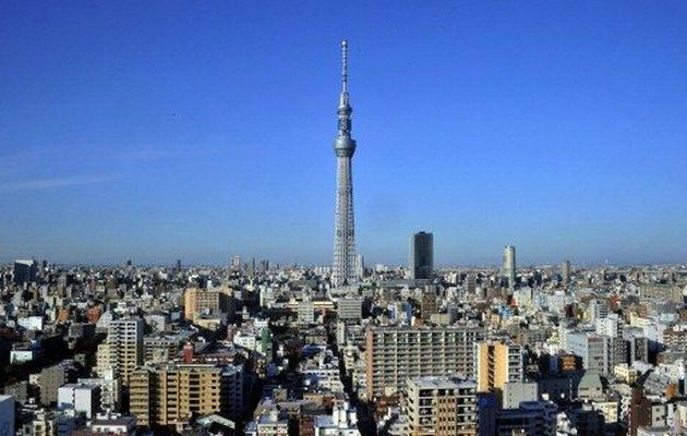 ญี่ปุ่นสร้างตึกหอคอย"Sky Tree"เสร็จแล้ว ผงาดทุบสถิติสูงที่สุดของโลก