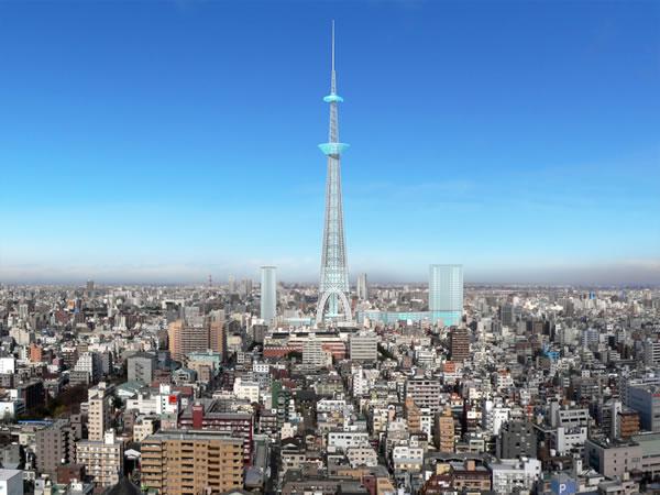 ญี่ปุ่นสร้างตึกหอคอย"Sky Tree"เสร็จแล้ว ผงาดทุบสถิติสูงที่สุดของโลก