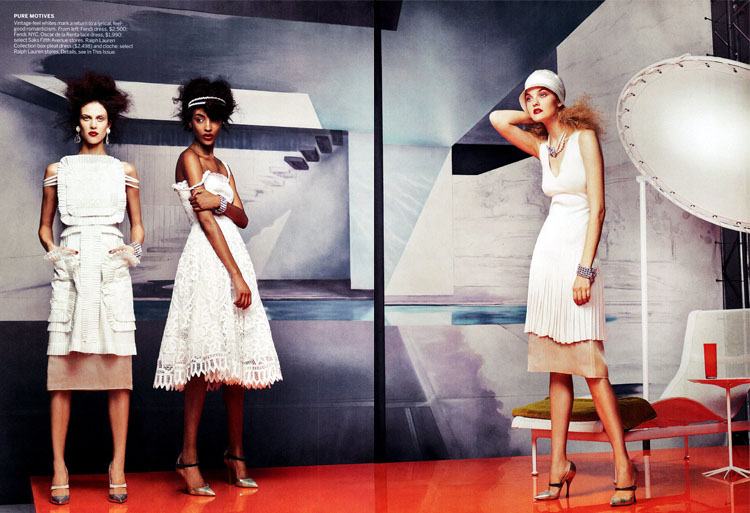 Eternal Optimism: Caroline Trentini By  Craig McDean For The March Issue Of Vogue