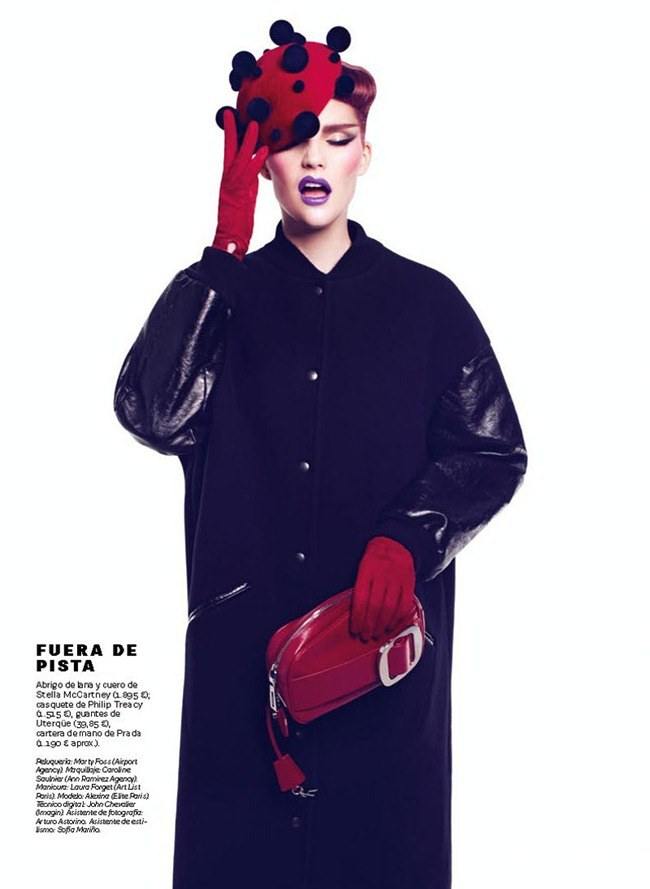 S MODA MAGAZINE: ALEXINA IN "JUEGOS DE INVIERNO" BY PHOTOGRAPHER NELSON SIMONEAU