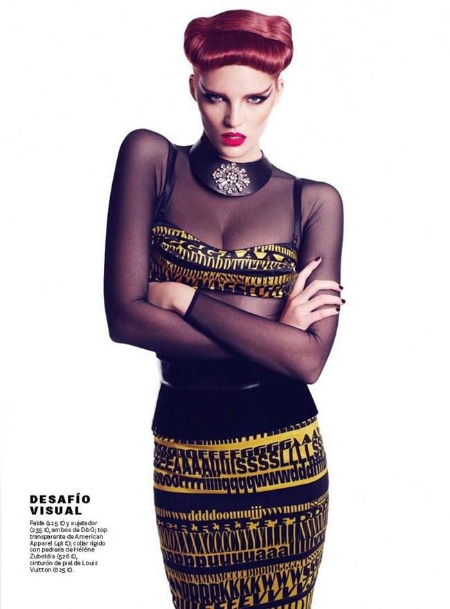 S MODA MAGAZINE: ALEXINA IN "JUEGOS DE INVIERNO" BY PHOTOGRAPHER NELSON SIMONEAU