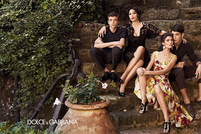 CAMPAIGN: BIANCA BALTI & MONICA BELLUCCI FOR DOLCE & GABBANA SPRING 2012 BY PHOTOGRAPHER GIAMPAOLO S