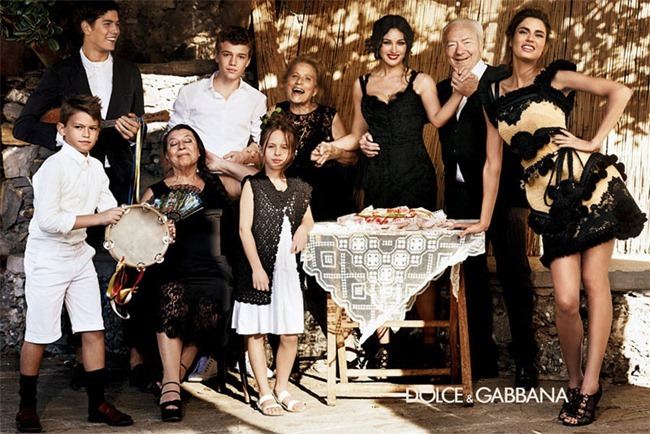 CAMPAIGN: BIANCA BALTI & MONICA BELLUCCI FOR DOLCE & GABBANA SPRING 2012 BY PHOTOGRAPHER GIAMPAOLO S