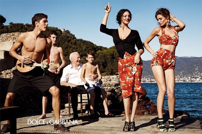 CAMPAIGN: BIANCA BALTI & MONICA BELLUCCI FOR DOLCE & GABBANA SPRING 2012 BY PHOTOGRAPHER GIAMPAOLO S