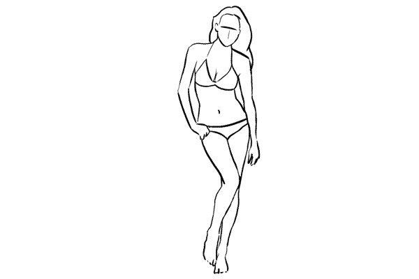 21 Female model camera position