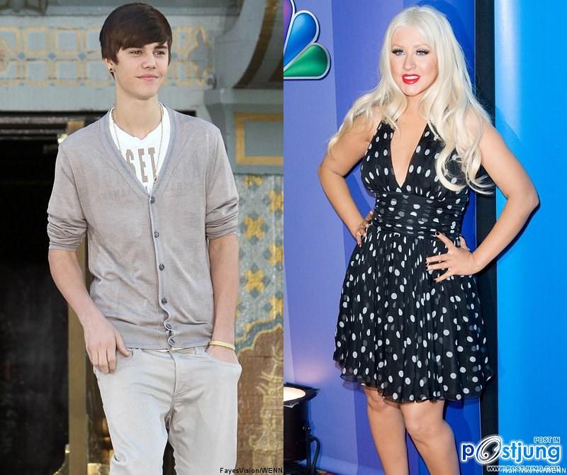 Christina Aguilera ออกมาแก้ข่าวแล้วน่ะ สำหรับประเด็นที่เธอชักสีหน้าใส่ Justin Bieber กลางรายการ The