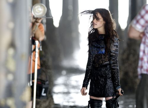 BEHIND THE SCENES: TWILIGHT SAGA'S KRISTIN SWTEWARG GETTING READY FOR THE ALLURE MAGAZINE SHOOT BY M