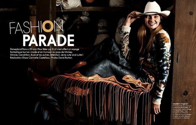 ELLE FRANCE: HEATHER MARKS IN "FASHION PARADE" BY PHOTOGRAPHER DAVID BURTON