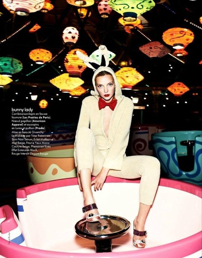 ELLE FRANCE: HEATHER MARKS IN "FASHION PARADE" BY PHOTOGRAPHER DAVID BURTON
