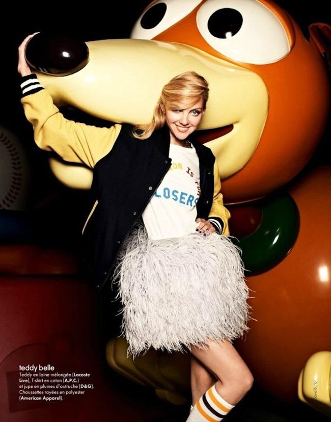 ELLE FRANCE: HEATHER MARKS IN "FASHION PARADE" BY PHOTOGRAPHER DAVID BURTON
